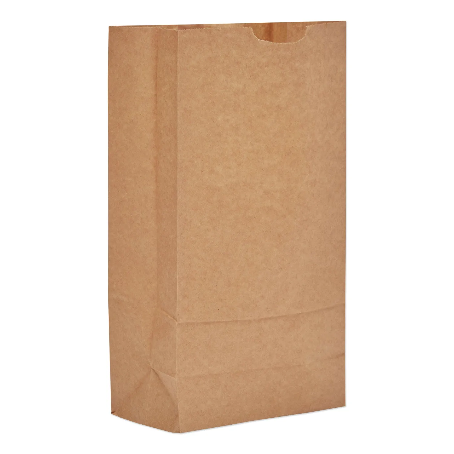 Ross & Wallace Paper Products Grocery Paper Bags, #10 Size, Extra-Heavy-Duty, 7" x 4.38" x 13.75", Natural, 500/Bundle