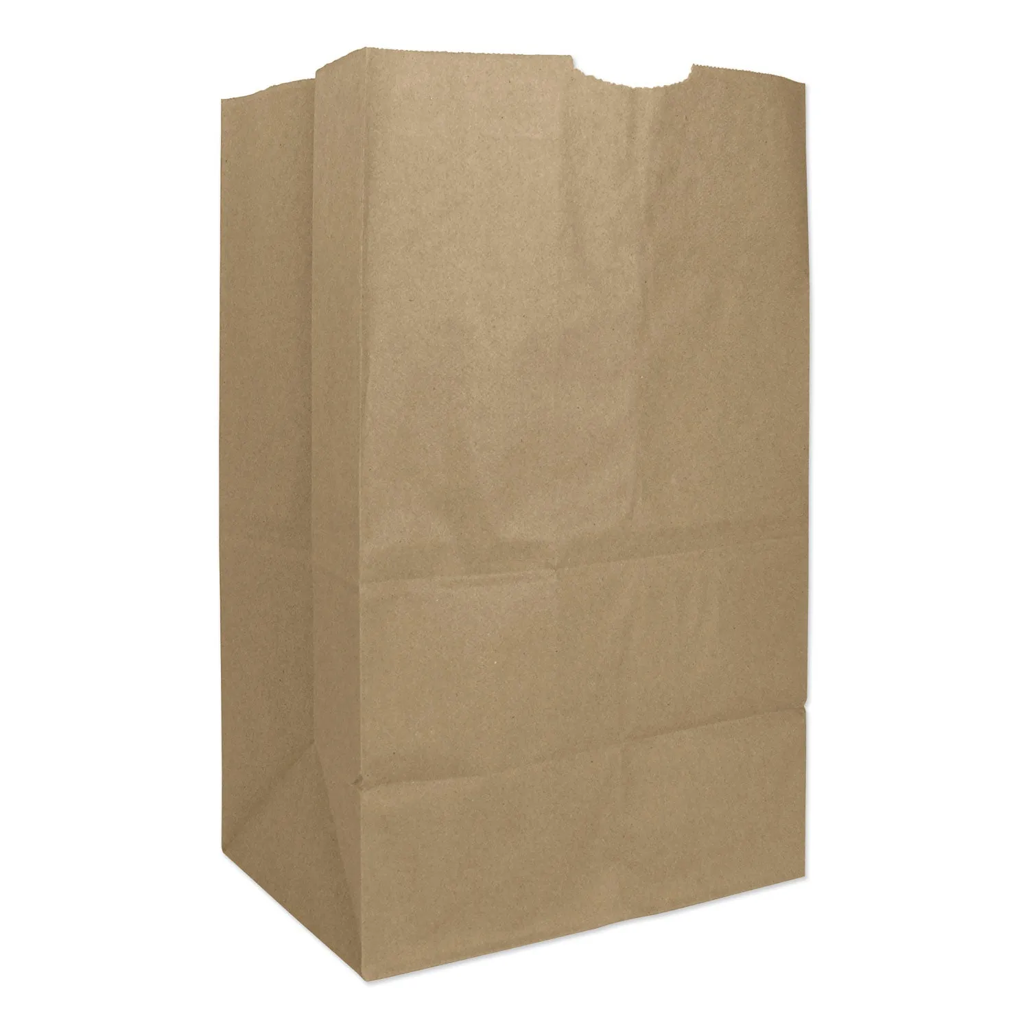 Ross & Wallace Paper Products Grocery Paper Bags, #20 Squat Size, Heavy-Duty, 8.13" x 5.88" x 12.5", Natural, 500/Bundle