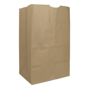 Ross & Wallace Paper Products Grocery Paper Bags, #20 Squat Size, Heavy-Duty, 8.13" x 5.88" x 12.5", Natural, 500/Bundle