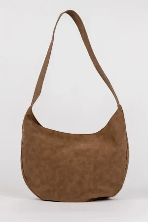 Rusty Bobbie Suede Slouchy Tote Bag in Chocolate