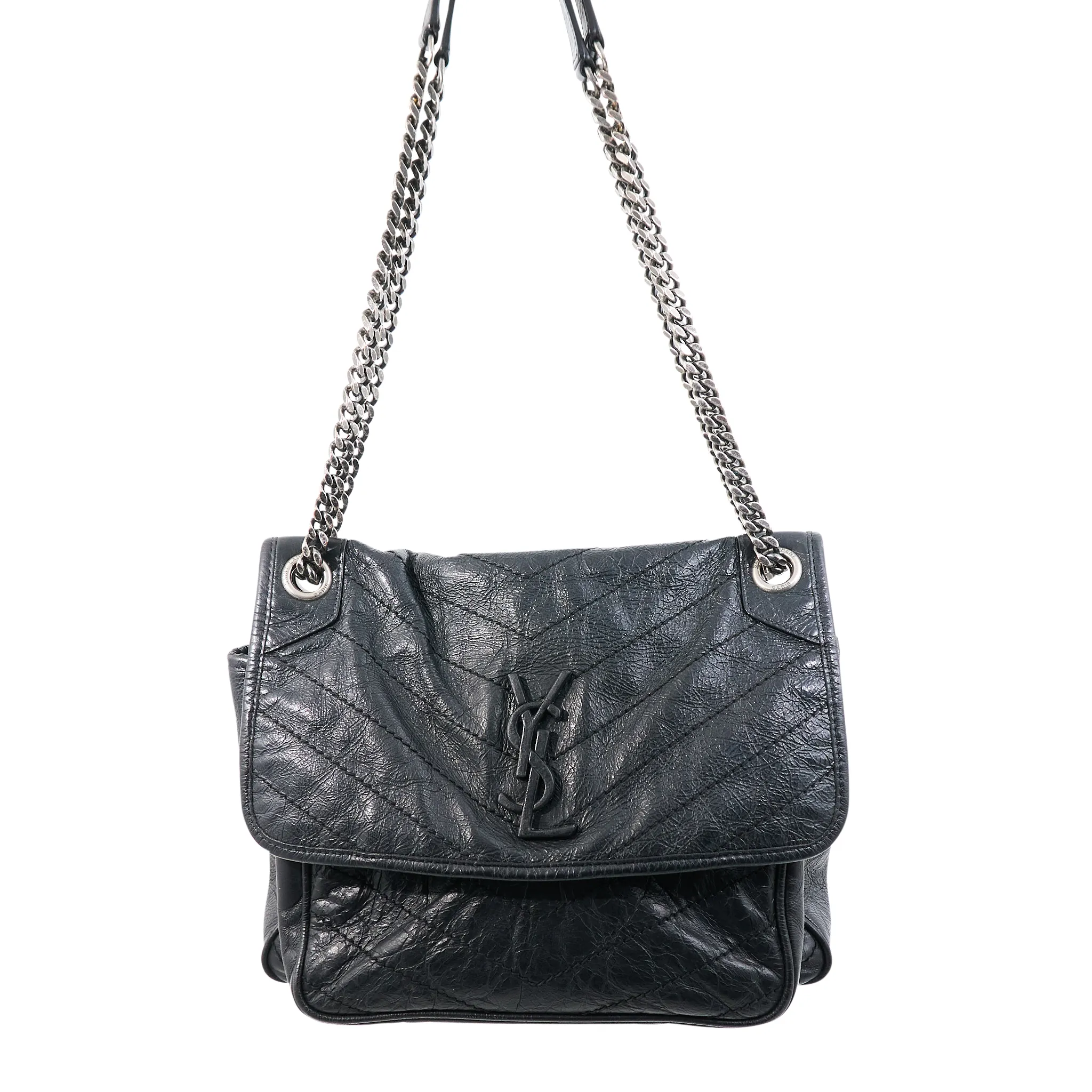 Saint Laurent Black Medium Nikki Bag