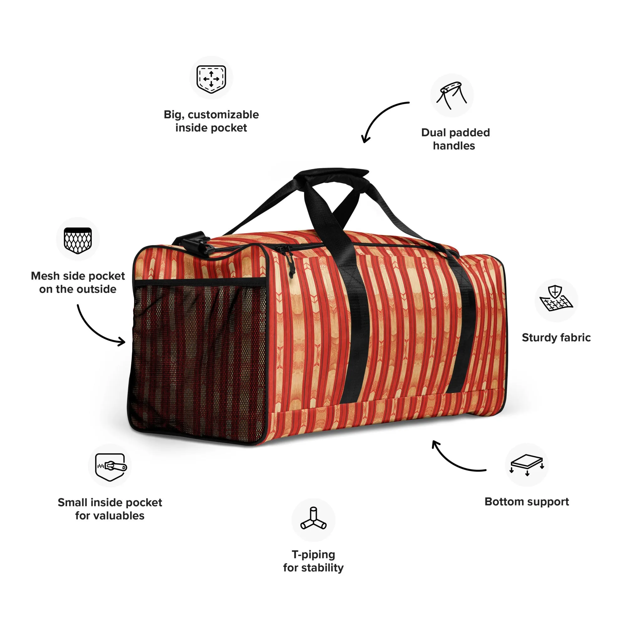 Scarlet Ribbon Duffle bag