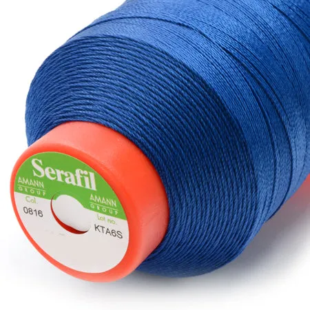 Serafil 15, Blue 816, Sewing Thread, Amann, 450 m