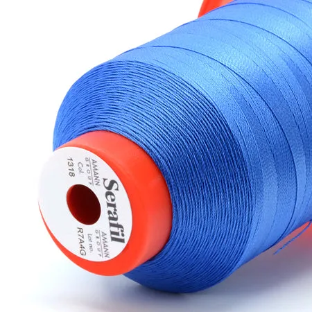 Serafil 20, Light Blue 1318, Sewing Thread, Amann, 600 m