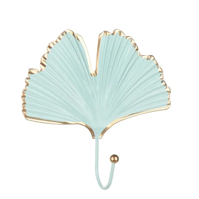 Shimmering Leaf | Gold Accent Hook
