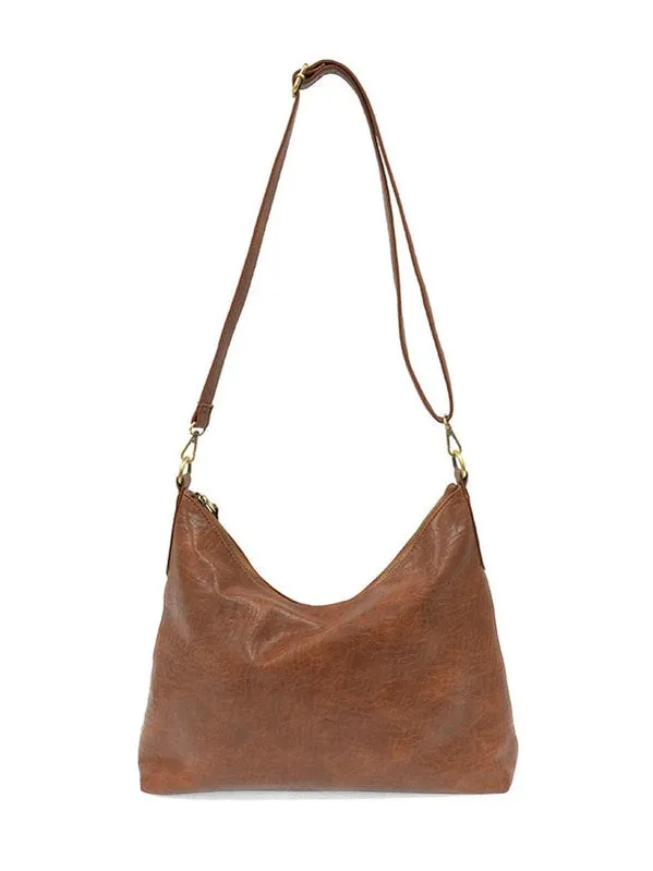 Slouchy Hobo Bag - L8132-02-SADDLE   Women's