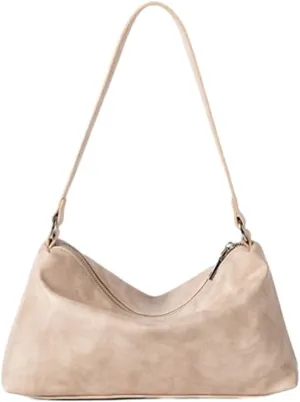 Slouchy Hobo Bags Women 2025 Spring Trendy Ultra Soft Foldable Shoulder Bag Clutch Handbag Tote Purses Bright Color
