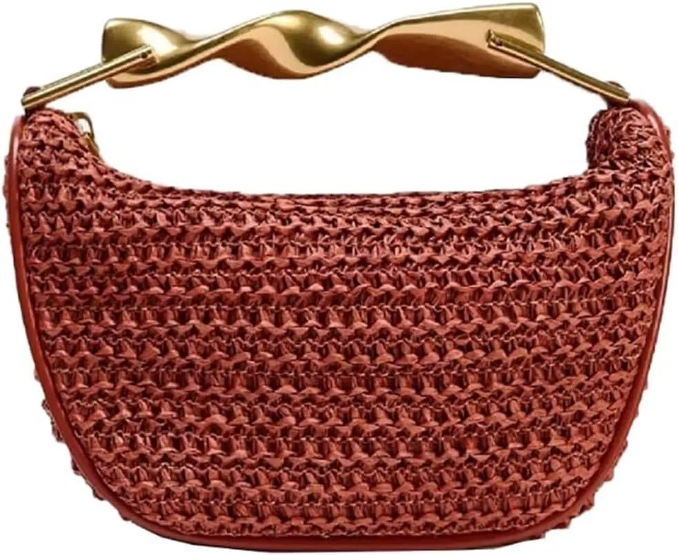 Small Beach Bags for Women Straw Purses for Women Summer Purse Vacation Handbags Crossbody Bags Shoulder Bag