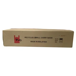 Small Black Recyclable Carry Bags