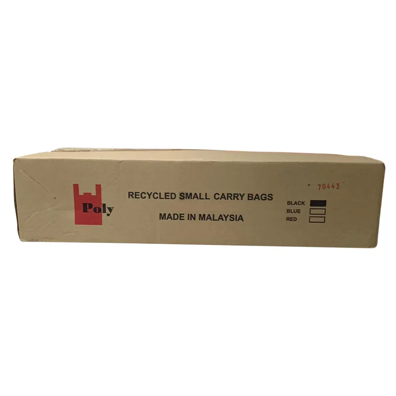 Small Black Recyclable Carry Bags