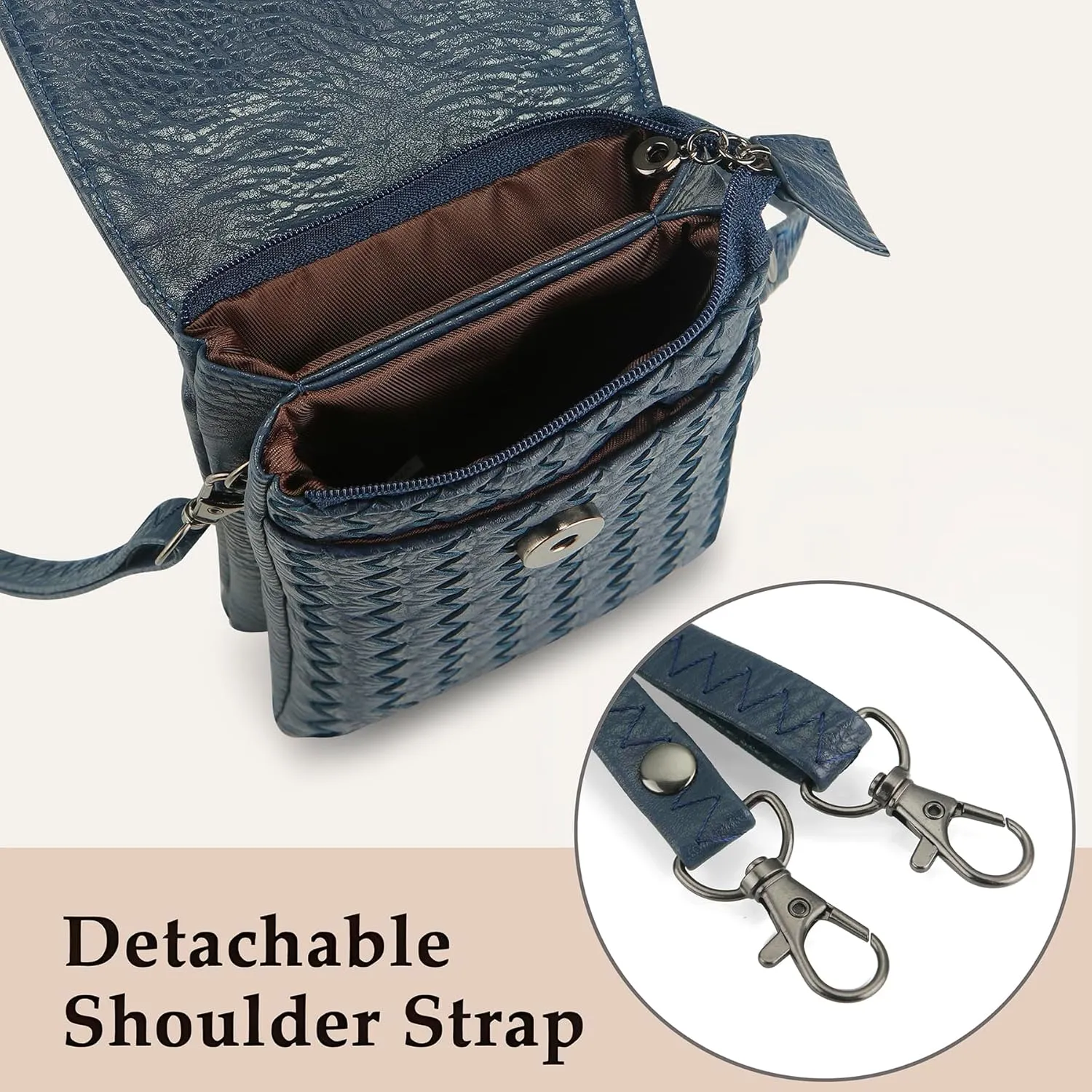 Small Crossbody Bags for Women Small Purses Woven Cell Phone Purse Travel Purse Wallet Phone Purses
