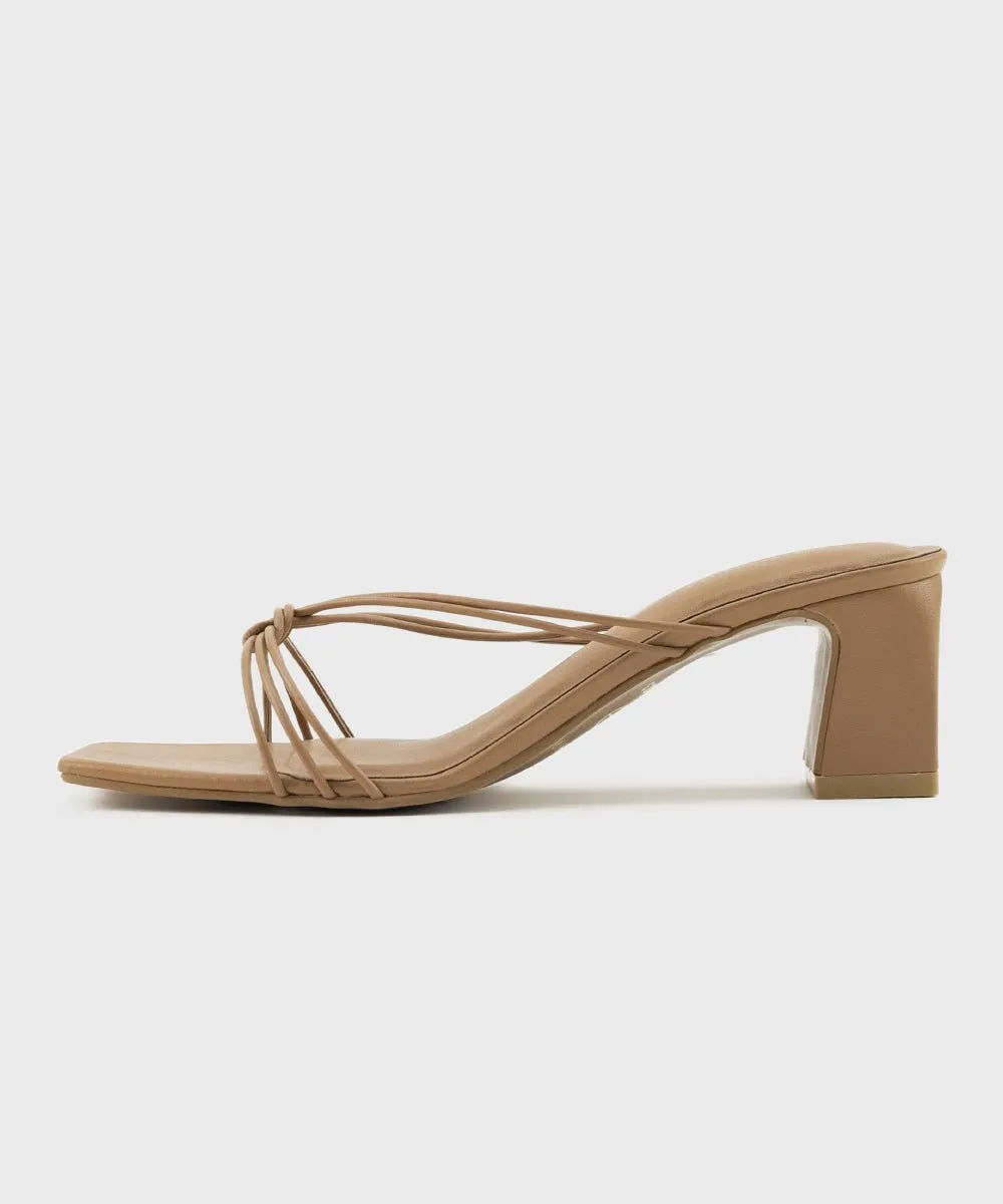 Strappy Block Heels