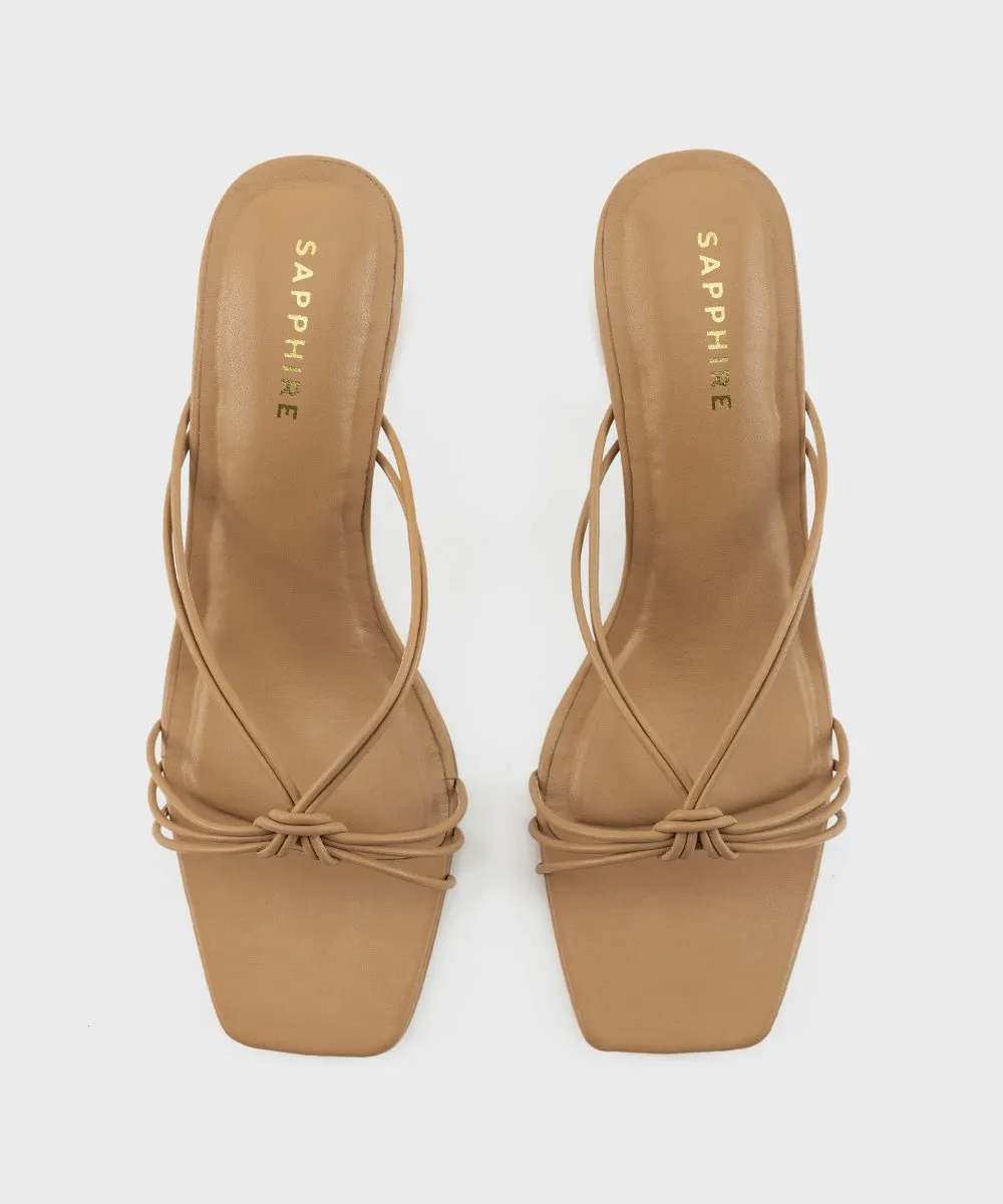 Strappy Block Heels