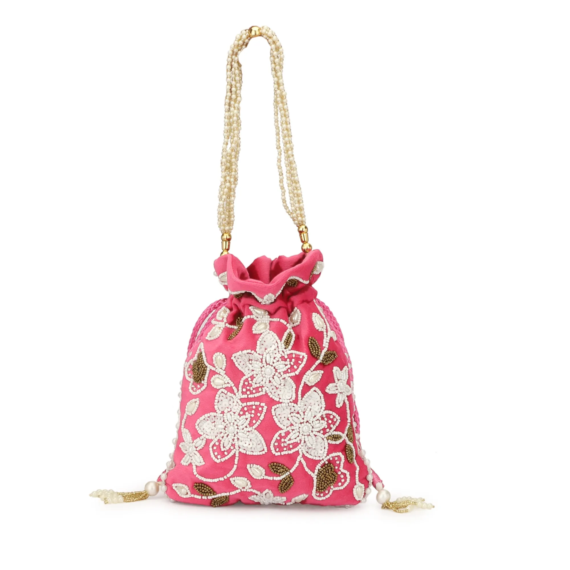 Stylish Embroidered Pouch for Weddings, Festivals & Parties
