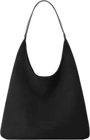 Suede Hobo Bags for Women Large Tote Bags Work Casual Shoulder Handbags Purses
