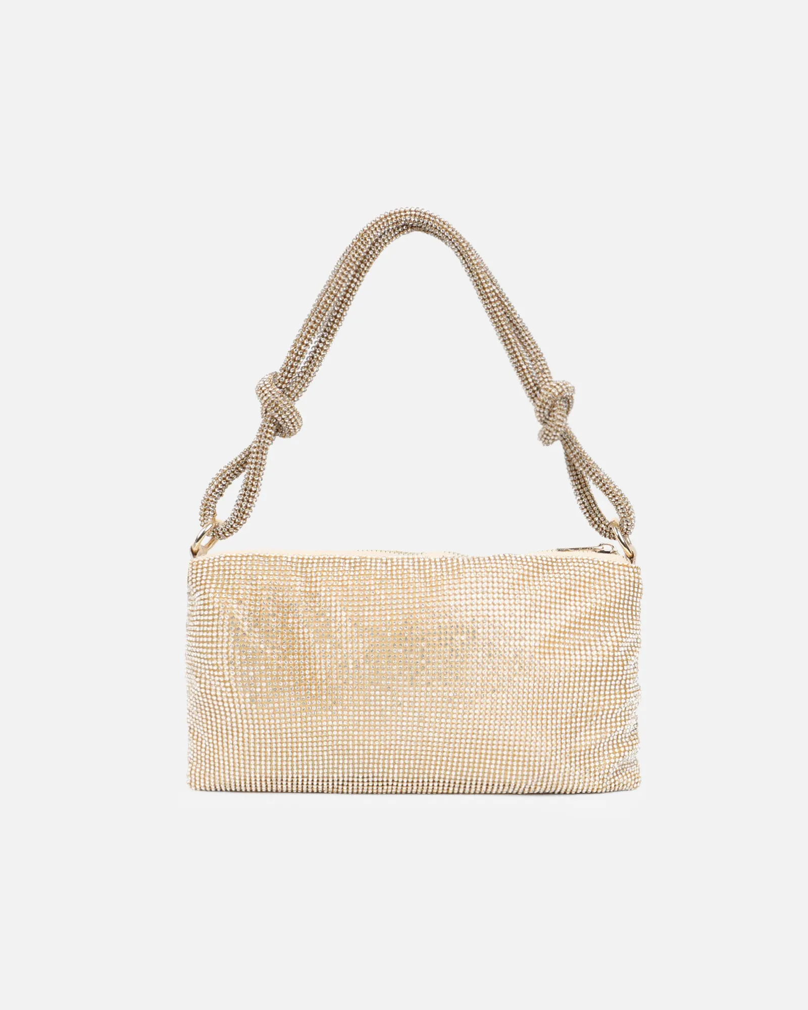 Talia Gold Diamante Shoulder Bag