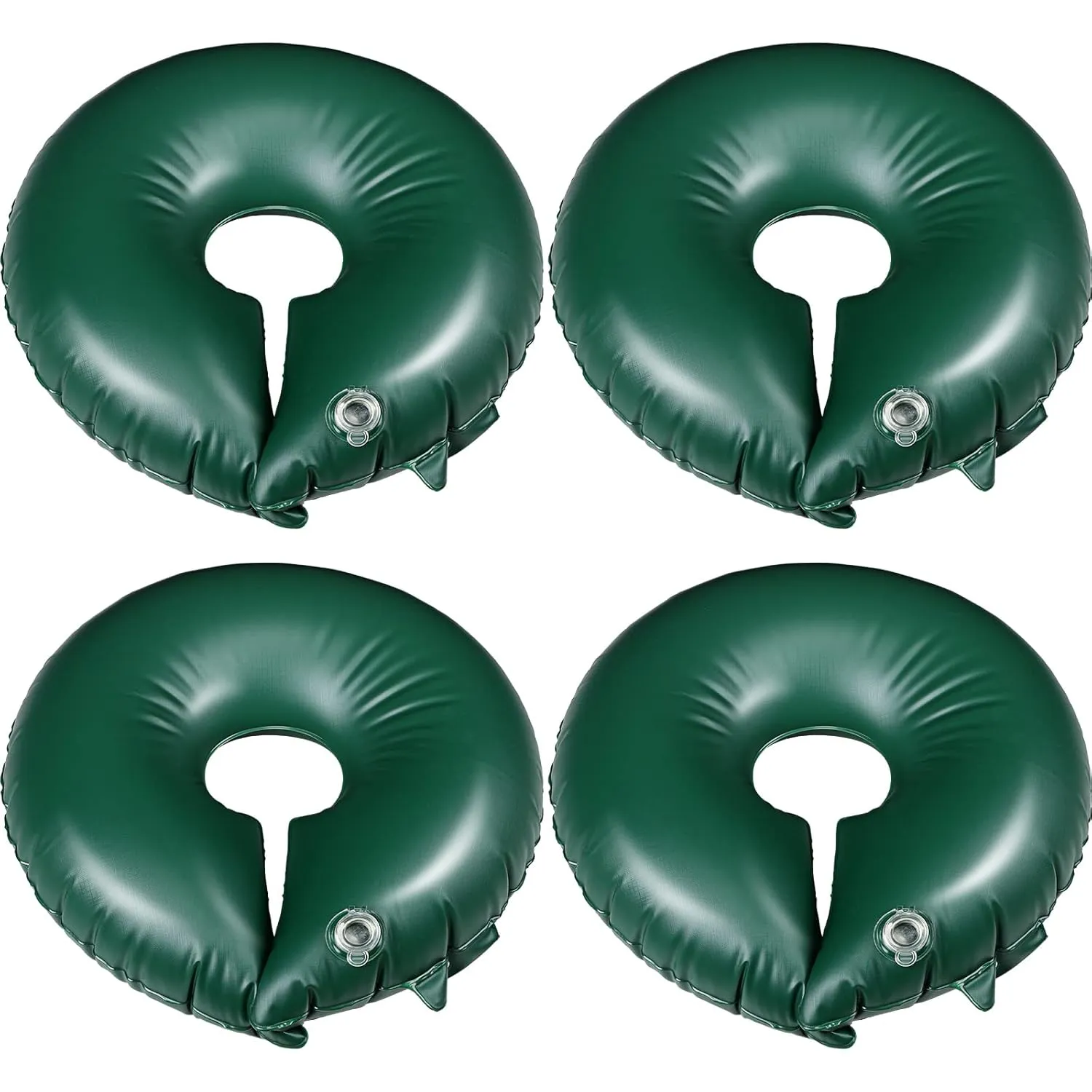 TaoBary 4 Pcs Tree Watering Bag Slow Release Tree Watering System Automatic Drip System Kit PVC Drip Irrigation Pouch for Planting Gardening and Shrubs (Green)