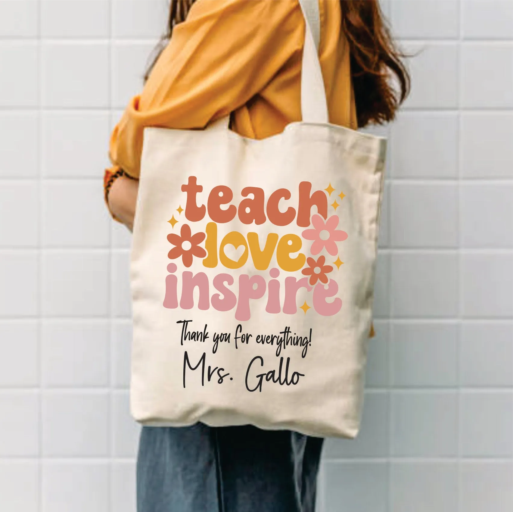 Teacher Tote/Calico Bags