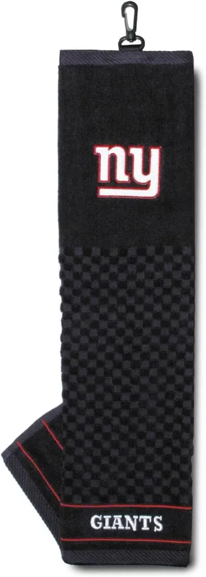 Team Golf NFL Embroidered Golf Towel, Checkered Scrubber Design, Embroidered Logo