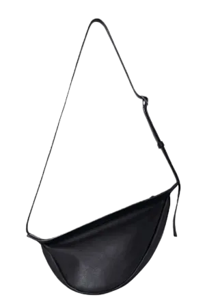 The Row Small Slouchy Banana Bag in Leather