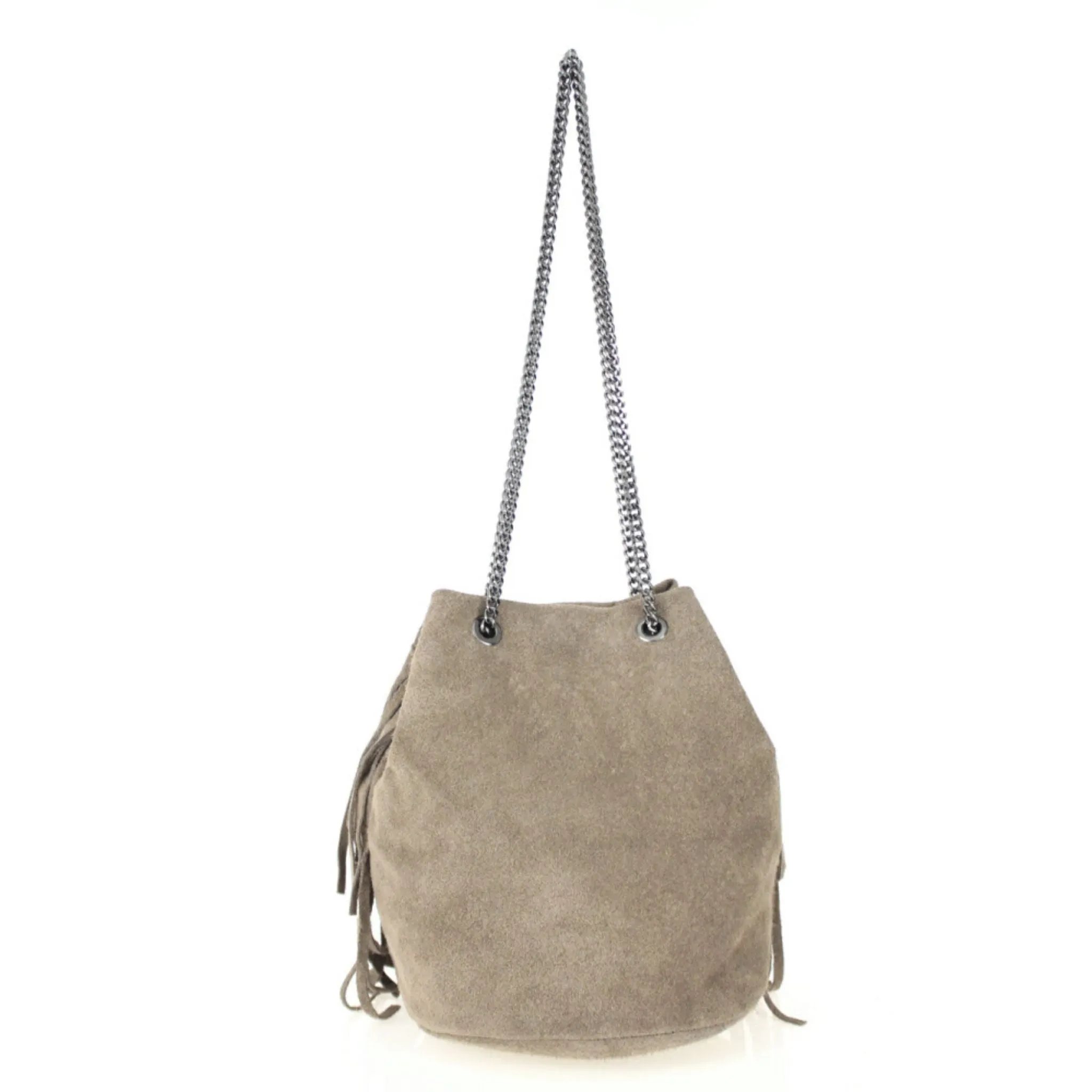 The Small Fringed Suede Bag