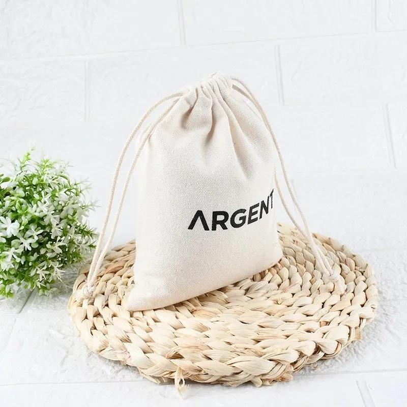 Thick Cotton Canvas Bag with Sturdy Drawstring, Natural Cotton Bags,Packaging Bag,Personalized Bags,Dust Bag,Cotton Canvas,Eco- Friendly