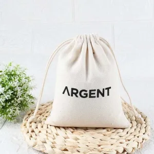 Thick Cotton Canvas Bag with Sturdy Drawstring, Natural Cotton Bags,Packaging Bag,Personalized Bags,Dust Bag,Cotton Canvas,Eco- Friendly