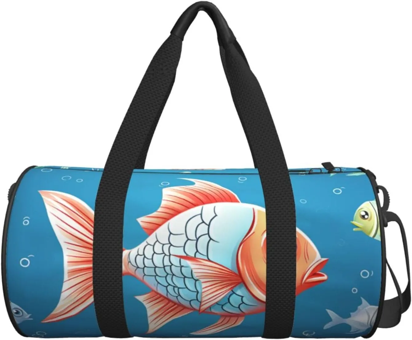 Travel Duffle Bag Weekender Bags For Men Women With Shoe Compartment Large Capacity Weekender Overnight Bag Ornamental Fish Carry On Tote Bags Sport Gym Bag For Travel Yoga