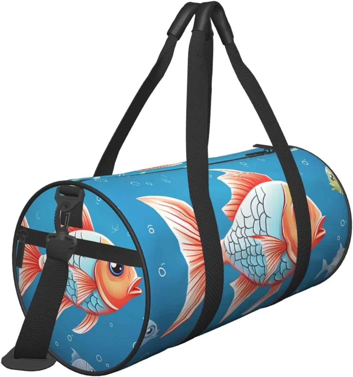 Travel Duffle Bag Weekender Bags For Men Women With Shoe Compartment Large Capacity Weekender Overnight Bag Ornamental Fish Carry On Tote Bags Sport Gym Bag For Travel Yoga
