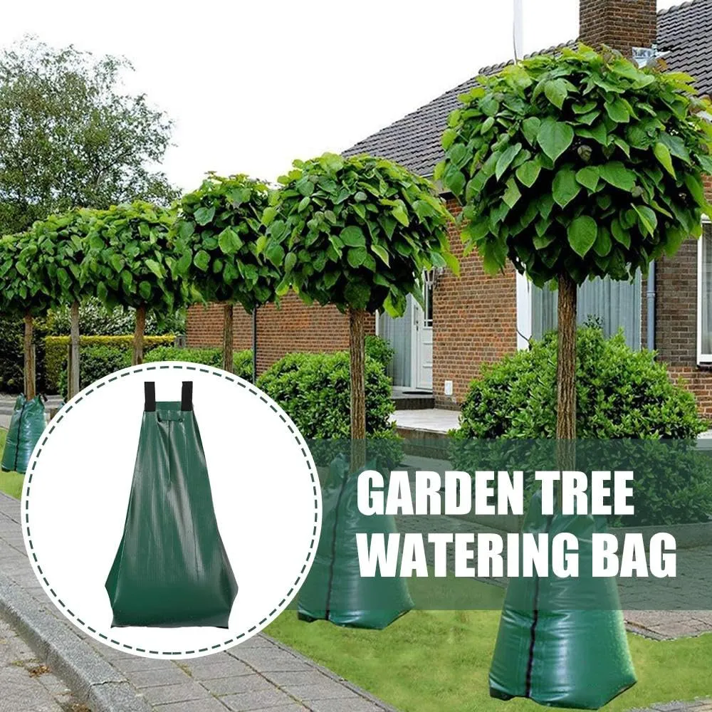 Tree Watering Bag Slow Release, 3Pcs20 Gallon Tree Bags for Watering 5~8 Hours Automatic Drip Irrigation Watering Bag Made of PVC for for Newly Planted or Transplanted Trees in Hot Weather
