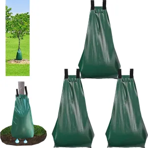 Tree Watering Bag Slow Release, 3Pcs20 Gallon Tree Bags for Watering 5~8 Hours Automatic Drip Irrigation Watering Bag Made of PVC for for Newly Planted or Transplanted Trees in Hot Weather