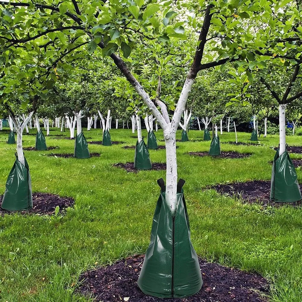 Tree Watering Bag Slow Release, 3Pcs20 Gallon Tree Bags for Watering 5~8 Hours Automatic Drip Irrigation Watering Bag Made of PVC for for Newly Planted or Transplanted Trees in Hot Weather