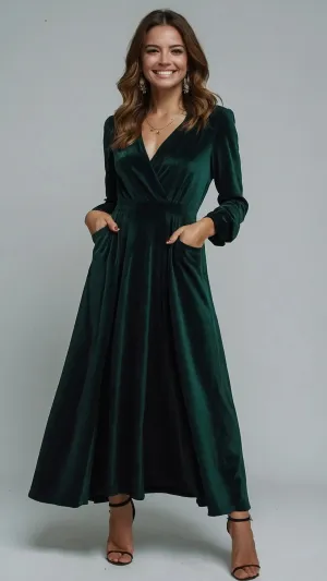 Velvet Vibes: 15 Fashion-Forward Dress Ideas You Need Now