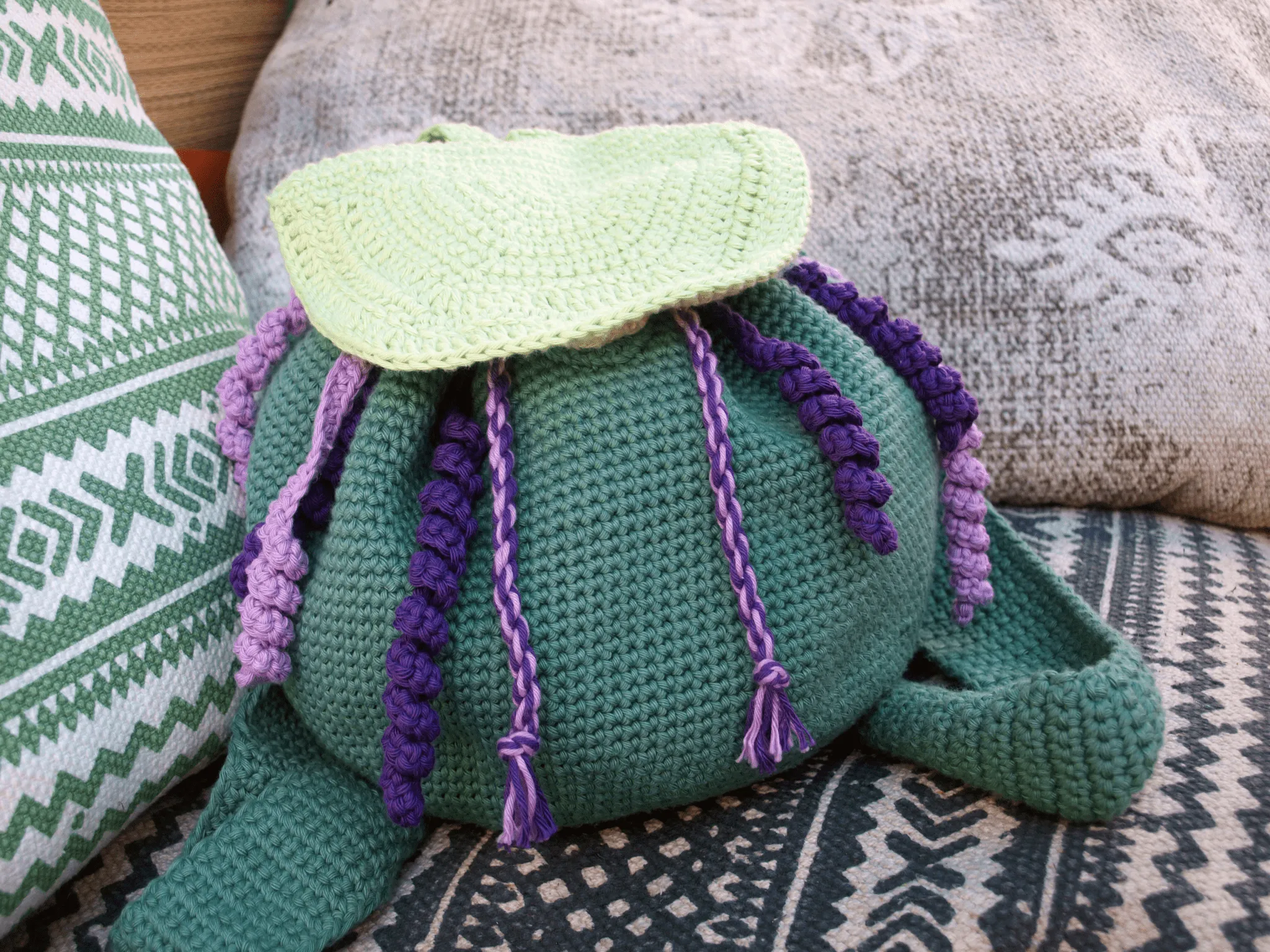 Verde Encanto Jellyfish Backpack