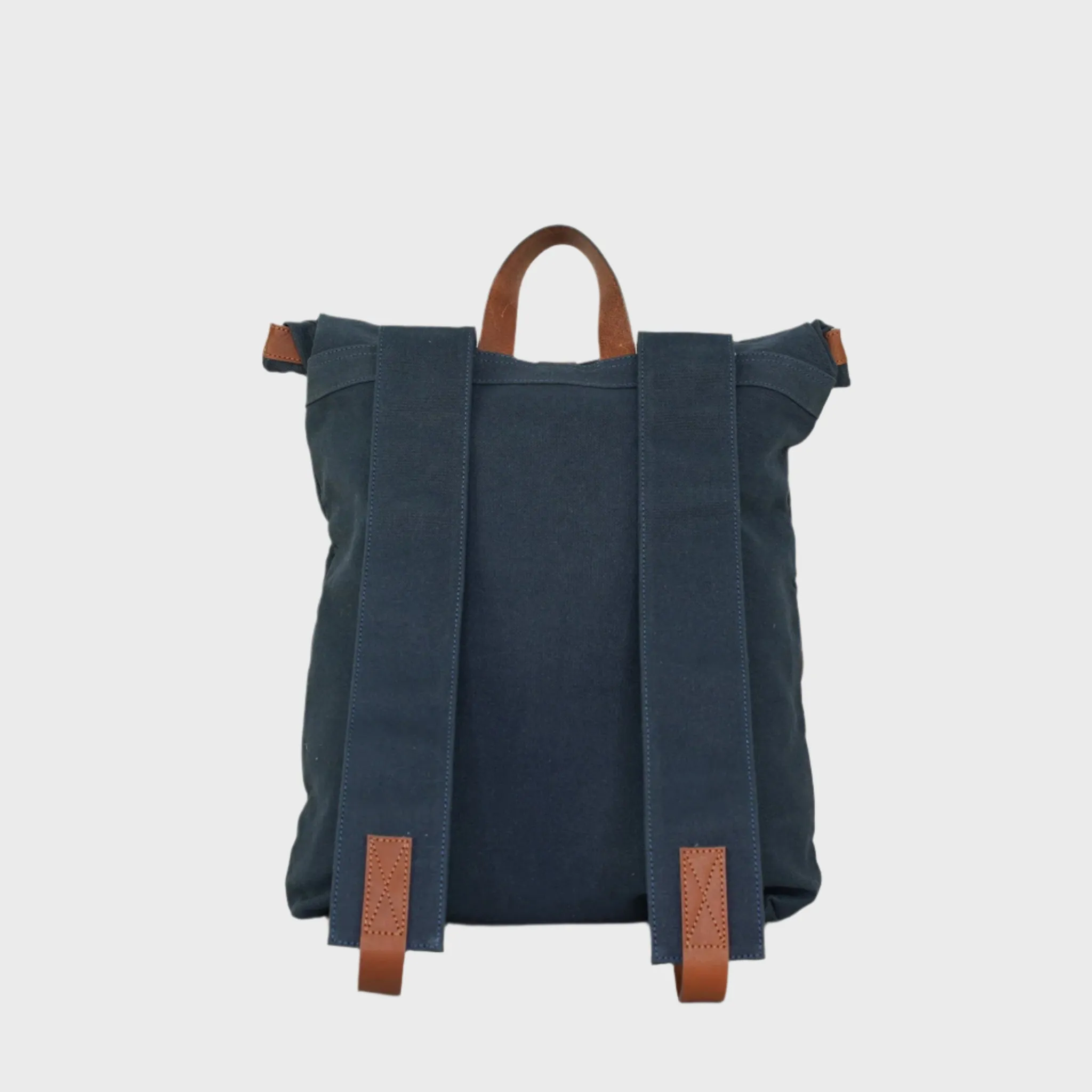 Waxed Canvas Roll Top Rucksack
