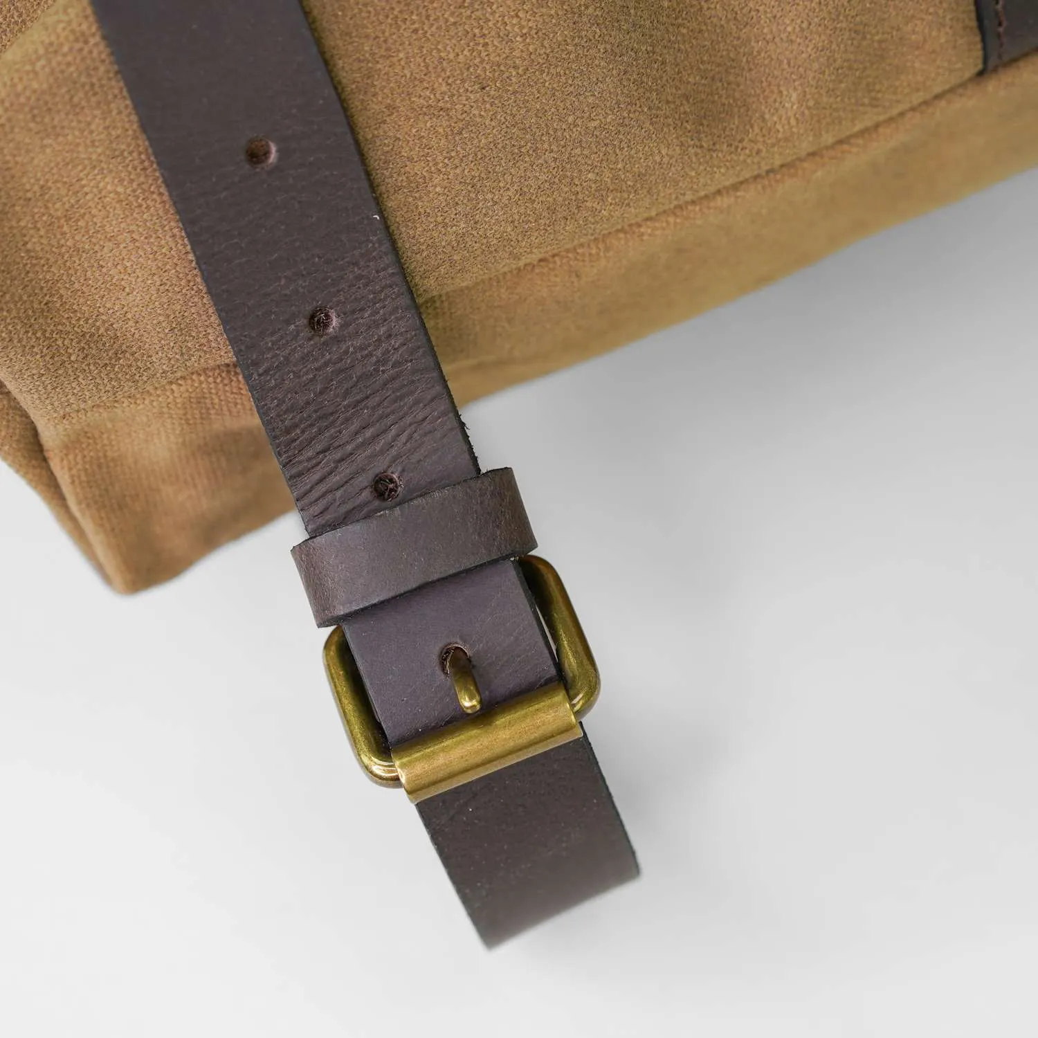 Waxed Canvas Roll Top Rucksack