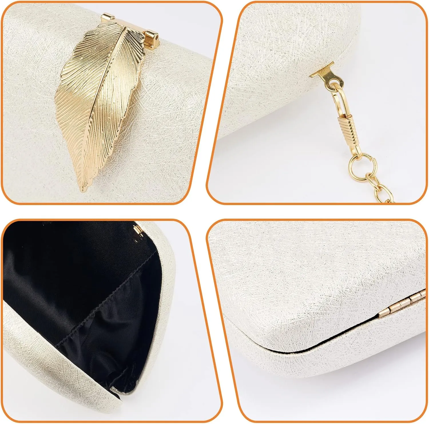 Women Clutch Bag Evening bag Fringed Evening Handbag,Lady Party Wedding Clutch Purse Chain Shoulder Cross Body Bag