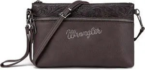Wrangler Western Cowhide Crossbody Bags for Women Clutch Wristlet Purse
