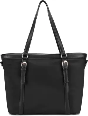 YFGBCX Tote Bag for Women Work Bag Laptop Tote Bag with Zipper Nylon College Tote Bag Slouchy Travel Tote Shoulder Bag