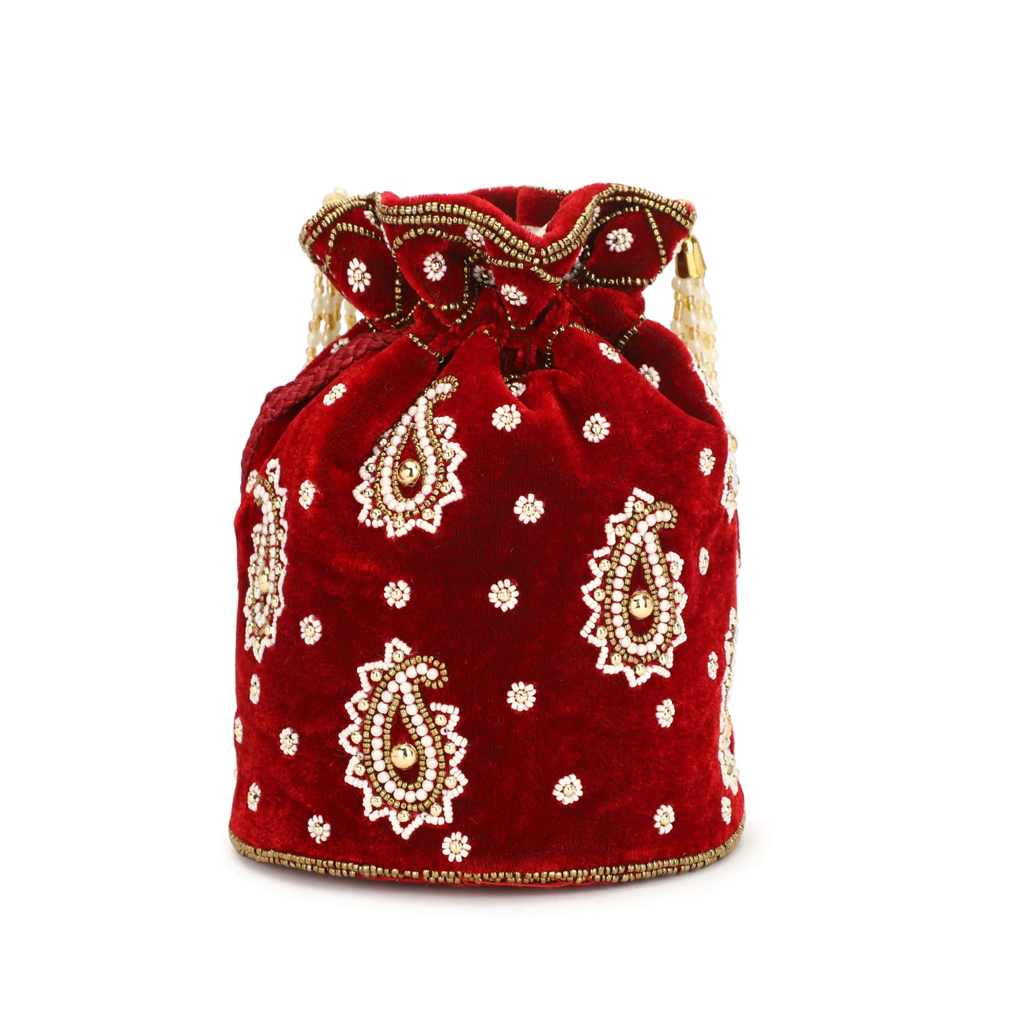 Zardosi work women Designer pasiely design potli bag